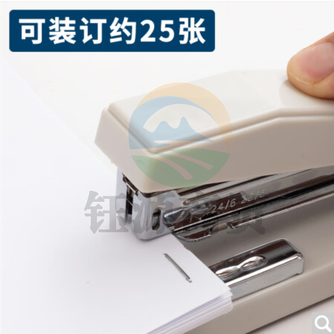 晨光文具 12#灰色订书机 经典360度摇头订书器 耐用商务办公用品 单个装 ABS91627