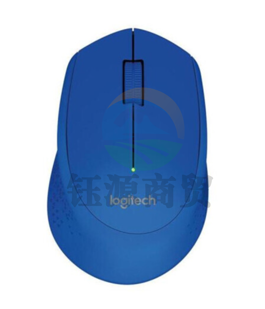 罗技 (Logitech) M280 无线鼠标光电笔记本电脑商务办公家用 鼠标 M280蓝色    WLSZ07102158497314