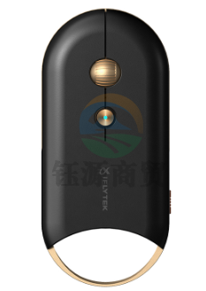 科大讯飞M610 智能语音蓝牙鼠标 无线办公 语音输入打字翻译 黑  WLSZ0219174936811