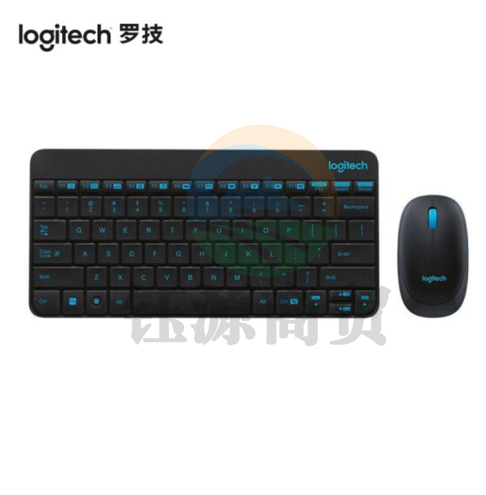 罗技(Logitech)MK245 Nano 键鼠套装 无线键鼠套装 办公键鼠套装 黑色 带无线2.4G接收器