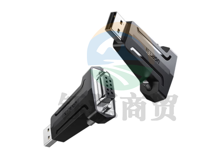 绿联 USB转RS232串口转换器 USB转DB9针母口转接头 适用考勤机收银机标签打印机笔记本电脑 【USB转RS232串口转换器】80111   WLSZ06281238271748