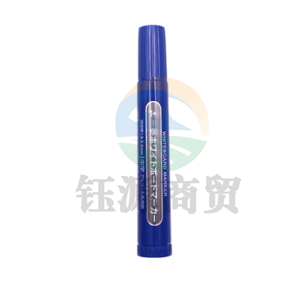 三菱(uni)可擦白板记号笔 PWB-4M 办公文具标记笔儿童记号笔 1.8mm-2.2mm 蓝色 单支装    WLSZ05241252196115