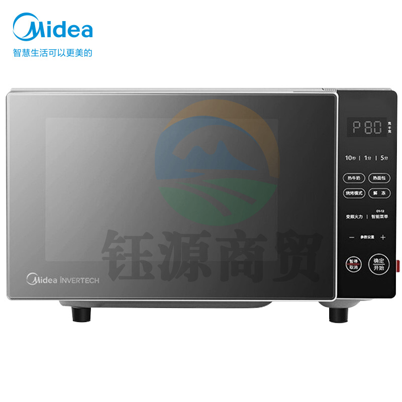 美的(Midea)多功能家用变频微波炉 微烤一体机 平板加热 智能解冻EB820K-PB0C00