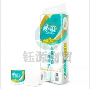 心相印空芯大卷纸四层BT810母婴卫生纸实惠装纸巾 家用厕纸