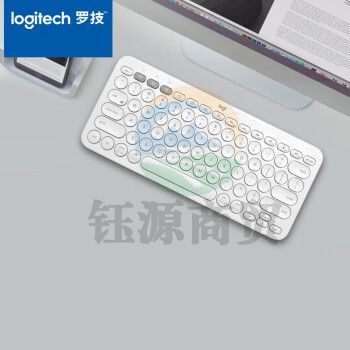 罗技 (Logitech) K380 键盘 无线蓝牙键盘 办公键盘 便携 超薄键盘 笔记本键盘 芍药白    WLSZ07102154318377