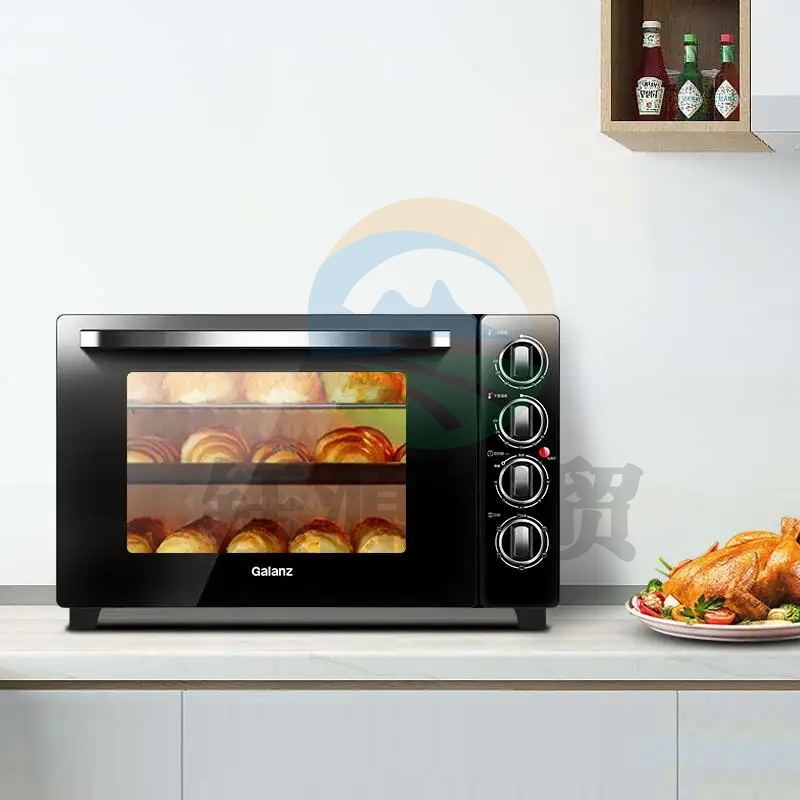 格兰仕(Galanz) 家用多功能电烤箱 60升超大容量 机械式操控 上下独立控温 专业烘焙易操作 KWS2060LQ-D1N