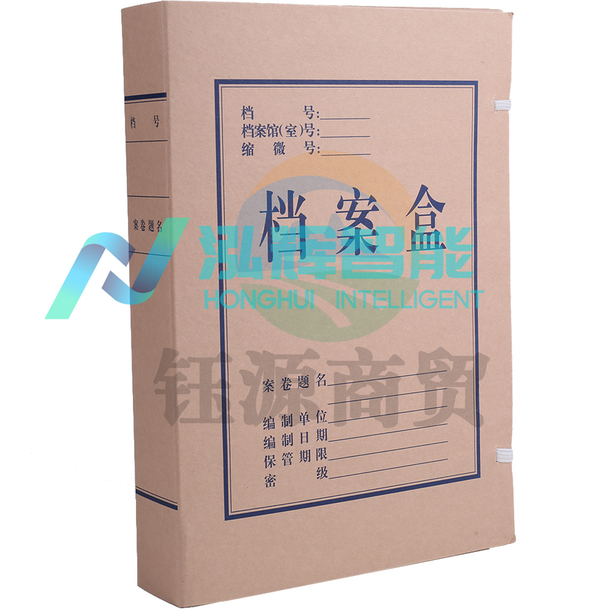 得力(deli)5612无酸牛皮纸档案盒(单位：包)棕