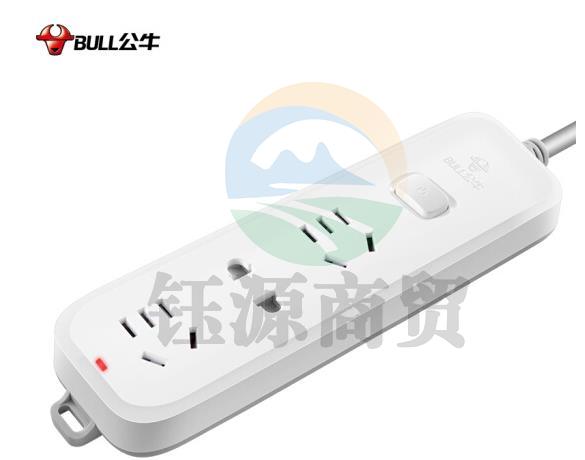 公牛GN-B5120 三孔位接线板 1.8米插座