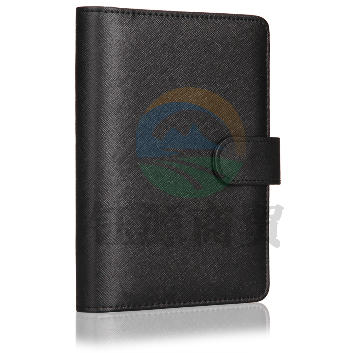 得力(deli)48k100张活页笔记本子文具 6孔商务工作记事本日记本皮面本办公用品 黑色3152     WLSZ01141523065178