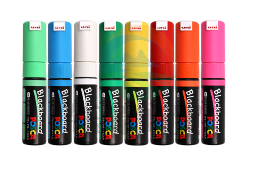 三菱(Uni)马克笔套装8色(太字)彩色记号笔广告笔涂鸦笔POSCA PCE-250-8K    WLSZ05241253025035