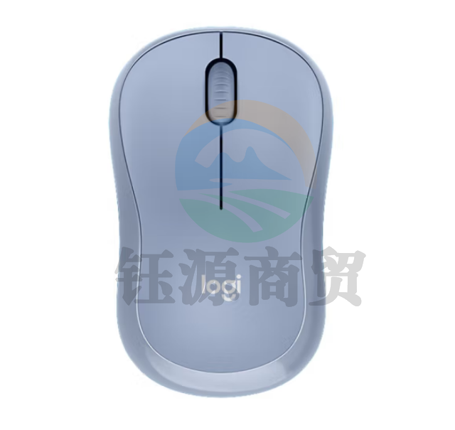 罗技 M221 轻音鼠标 无线鼠标 对称鼠标 带无线微型接收器 雾霾蓝    WLSZ0710215311361