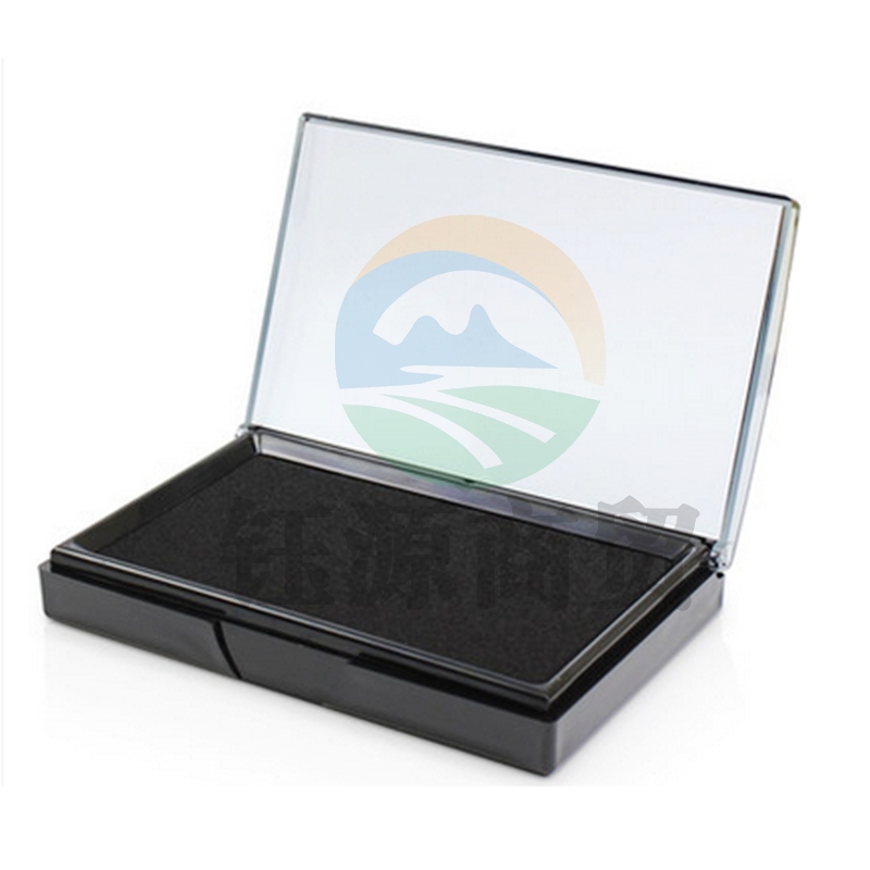 得力(deli)9864 137*88mm透明外壳方形快干印台 黑色    WLSZ06281259111998