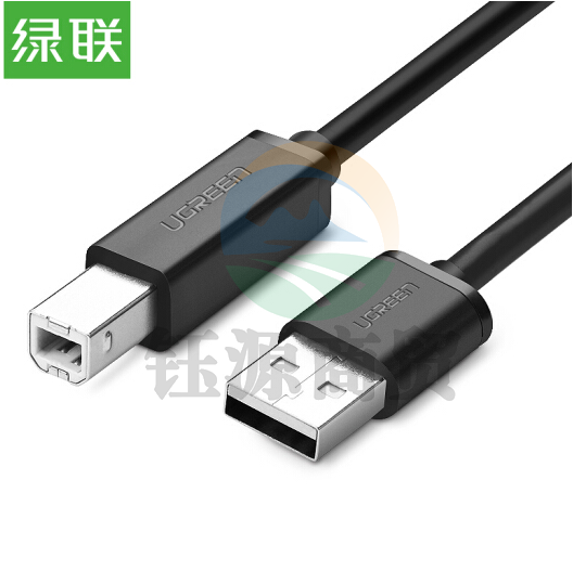 绿联(UGREEN) 2米 10327 黑色 USB2.0打印机数据线 WLSZ0129173347770