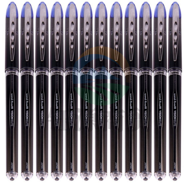 三菱 UB-205 蓝色 0.5mm签字笔 办公中性水笔 12支装/盒(偏远区域下单请电话咨询)