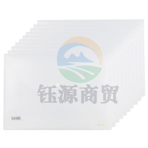 得力5501A文件袋(透明)(个)