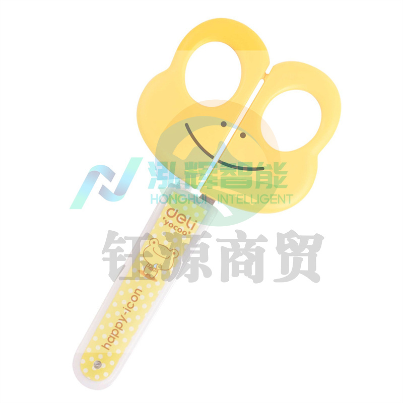 得力 6031 学生剪刀 122mm(4.8) (单位:把) 混色   WLSZ01071345081956