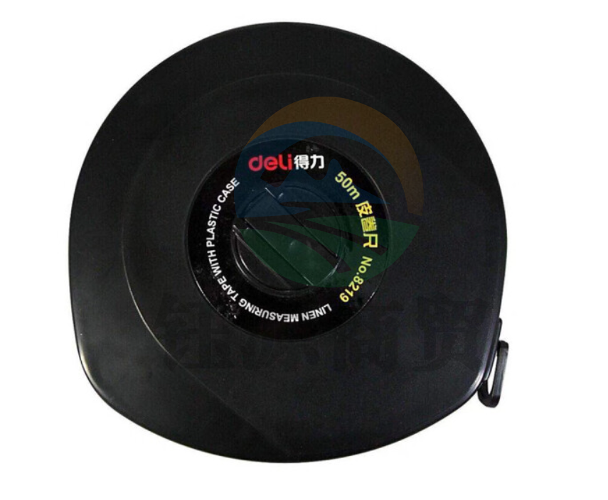 得力 8219 皮卷尺50m*13mm(单位：把)黑    WLSZ01071420282726