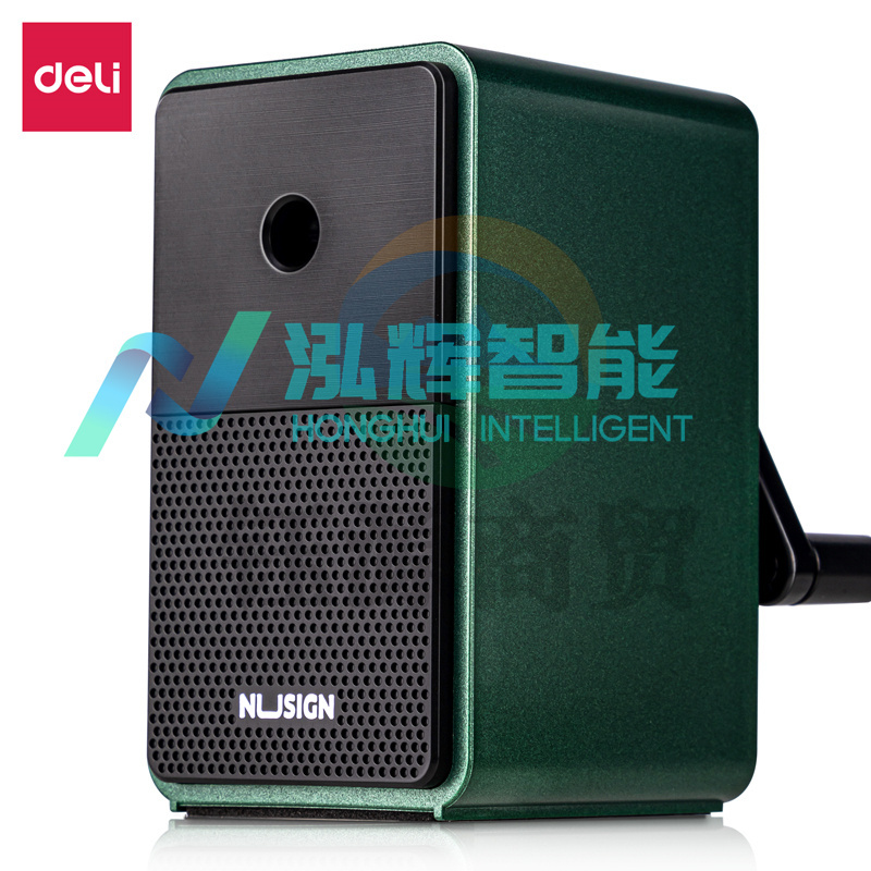 得力NS077自动进笔削笔机(绿)(个)(彩盒)   WLSZ01142232012172