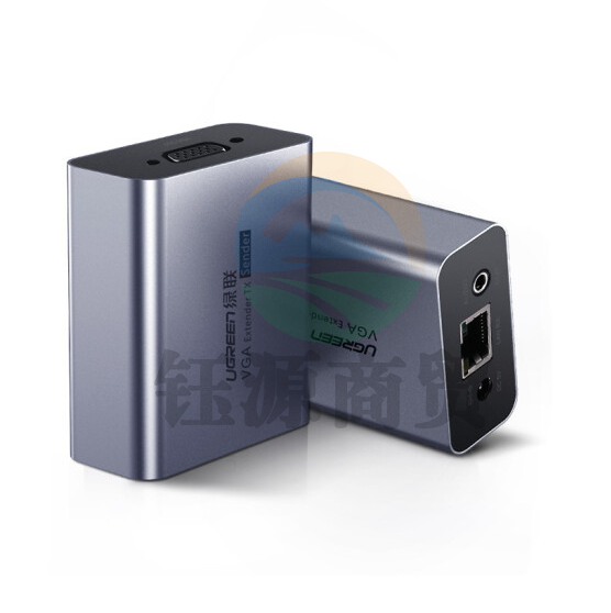 绿联 VGA延长器100米 VGA转RJ45网络传输延伸器带音频