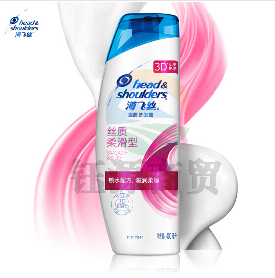 海飞丝 洗发水400ml 丝质柔滑型  WLSZ07301449461704