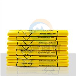 47*30cm 100个/组 100个起拍 5丝垃圾袋小号垃圾袋黄色   WLSZ06221739102036