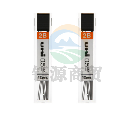 三菱(Uni)自动铅笔芯 UL-1405 活动铅笔芯0.5mm 2B 2管装     WLSZ05241251367166