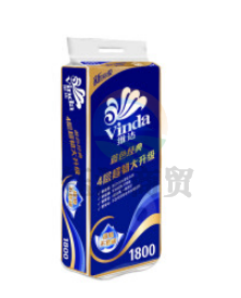 维达(Vinda)V4028卷纸 180克*10卷 卫生卷筒纸 新老包装随机发