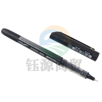 三菱 UB-185 黑色 直液式针管型中性笔 签字笔 走珠笔 0.5mm   WLSZ05241255076680
