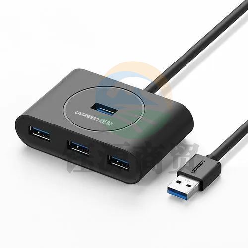绿联 UGREEN USB3.0分线器 20290 0.5米 4口HUB集线器 台式机笔记本电脑一拖四
