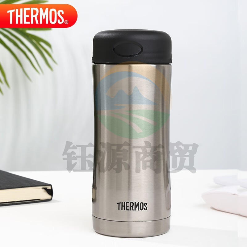 THERMOS膳魔师保冷保温杯400ML高真空不锈钢商务办公保温杯JCG-400 SBK     WLSZ06261215397314