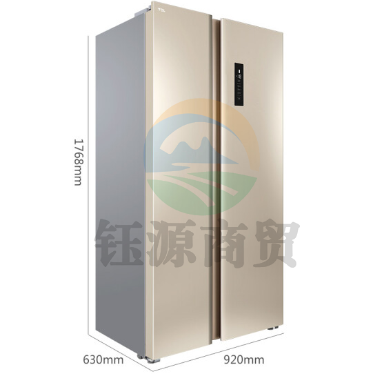 TCL BCD-509WEFA1 509升 双变频对开门冰箱 流光金