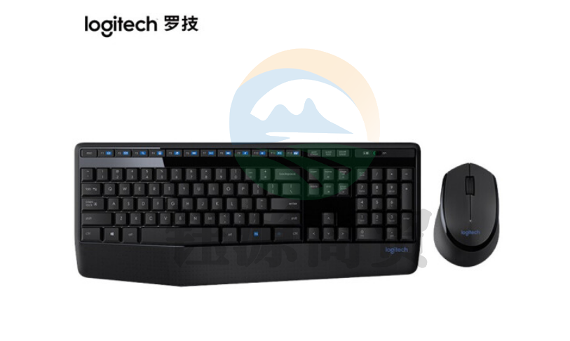 罗技 MK345 黑 无线键鼠套装   WLSZ07102146284774