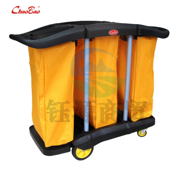 超宝D-011-2D 多用途带盖清洁手推车