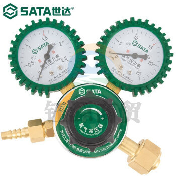 世达（SATA）31331 氧气减压器减压阀压力表（15Mpa）