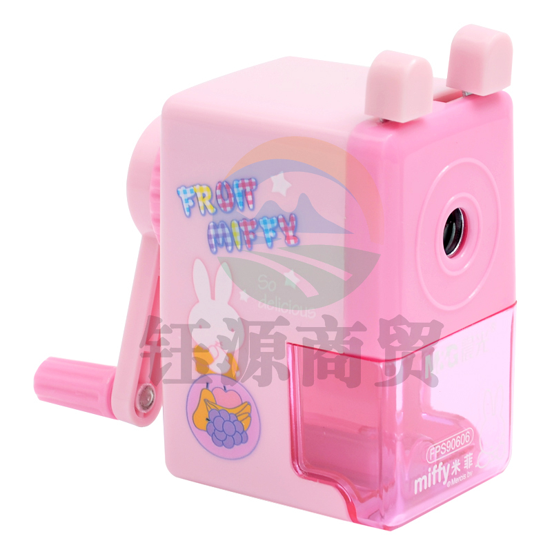 晨光 FPS90606 卡通彩色削笔器削笔机卷笔刀粉色  WLSZ01312234485596
