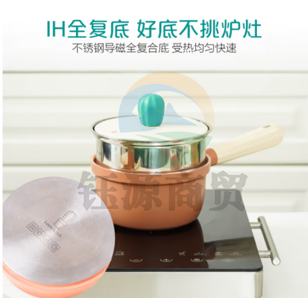 乐扣乐扣（LOCK&LOCK）CCT1161 仙人掌单柄奶锅 燃气电磁炉通用锅16CM
