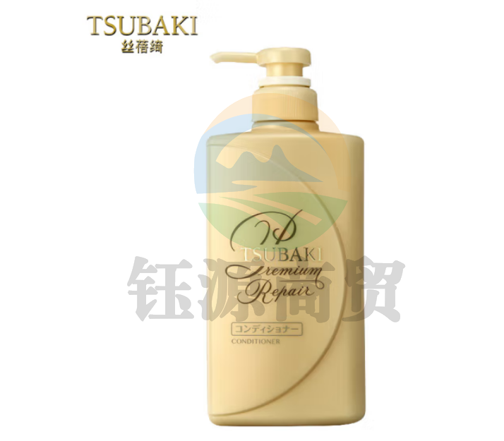 丝蓓绮（TSUBAKI）沁润臻致修复型护发素490ml 黄色
