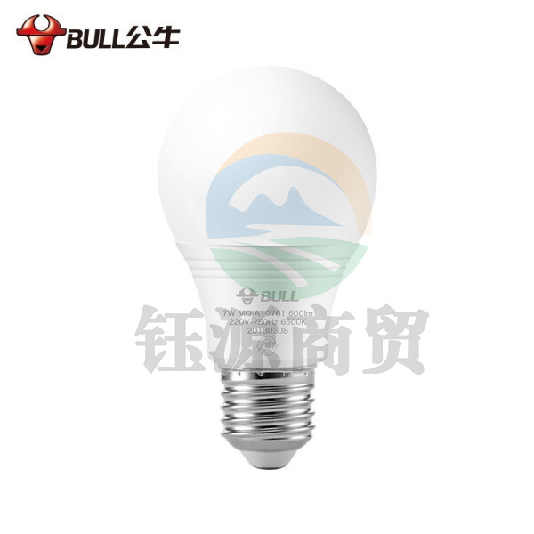 公牛 LED灯泡 节能球泡灯 E27螺口球泡灯 7W球泡白光6500K 物业|工程|工地|工业