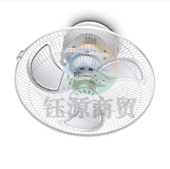 华生 FD7-40 吸顶扇 楼顶扇 摇头扇 16寸塑料扇叶+调速器（不含安装）