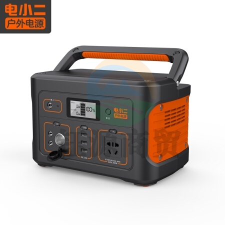 电小二 户外电源500W大功率626Wh大容量220V移动电源 便携笔记本充电宝 停电应急备用蓄电池