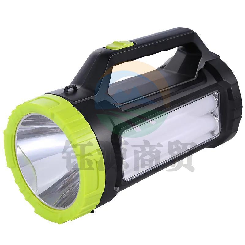康铭手提灯探照灯强光远射大功率手电筒充电矿灯LED照明灯电瓶灯户外野营灯帐篷灯家用应急灯安防巡逻灯 2685A