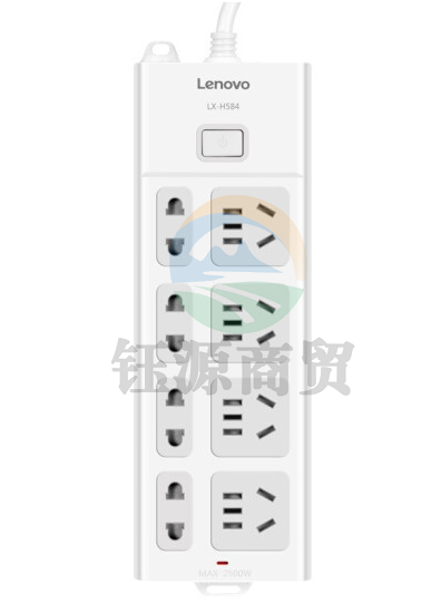 联想 ( Lenovo ) LX-H584 插座插排插线板插座转换器 总控开关1.8米