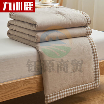  九洲鹿家纺床上用品夏被薄被子被芯夏凉被空调被可水洗机洗 200*230cm