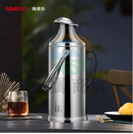 SIMELO（施美乐）印象京都玻璃内胆保温壶3.2L 家用热水瓶 暖壶保温瓶 学生宿舍水壶（鸭嘴版）