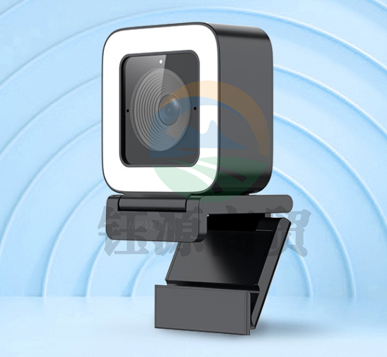 海康威视 400万USB直播款2K高清广角 电脑摄像头双麦克风自动快速对焦5挡U24