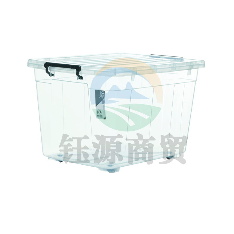 友熊5018透明整理箱收纳箱 655*475*398mm（90升)（单位：个）