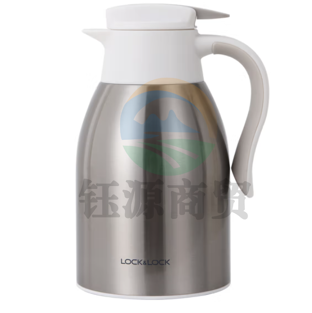 乐扣乐扣 LHC1464SLV 银色 2200ml 真空保温壶不锈钢保温热水瓶2.2L