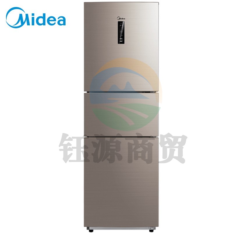 美的(Midea)228升 新风冷无霜小冰箱三门家用节能省电静音智能冷藏冷冻抗菌保鲜 BCD-228WTPZM(E)