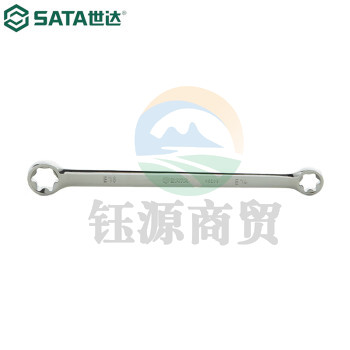 世达（SATA）45202 全抛光花形扳手E10xE12