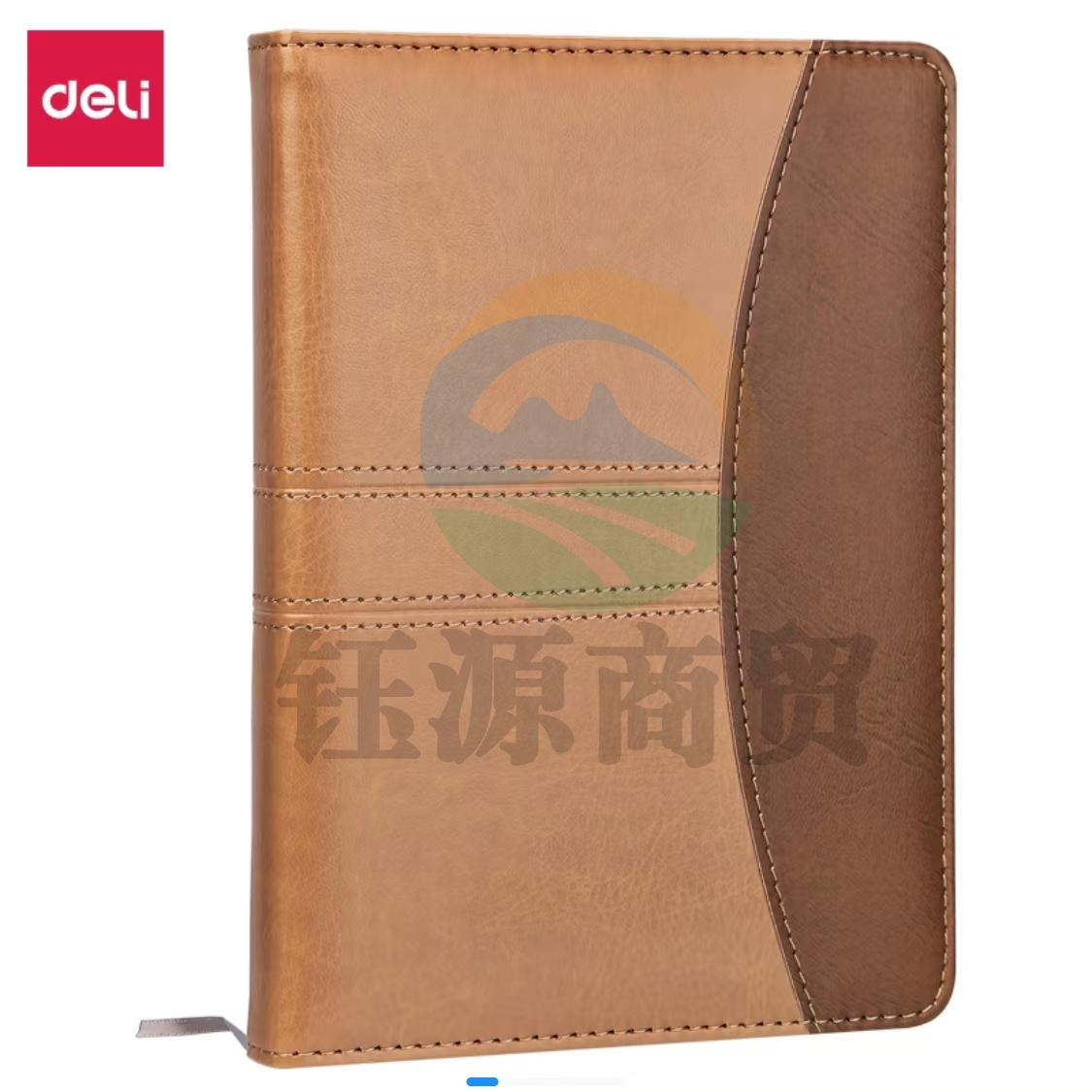 得力7921皮面笔记本-160张-25K-205*143mm(棕色)    WLSZ01142155365707